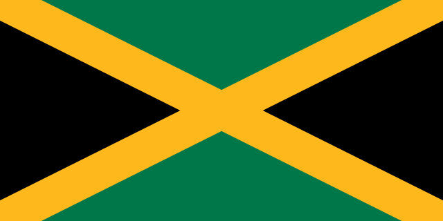 Jamaica Flag - Embroidered - Iron-on