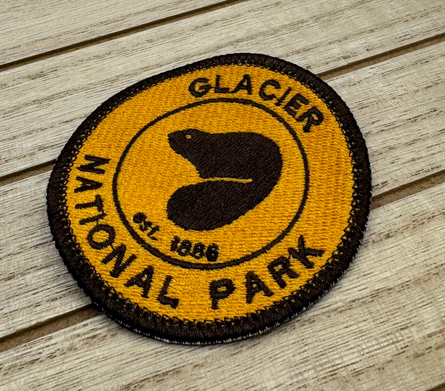 Glacier National Park Embroidered Patch - Iron On