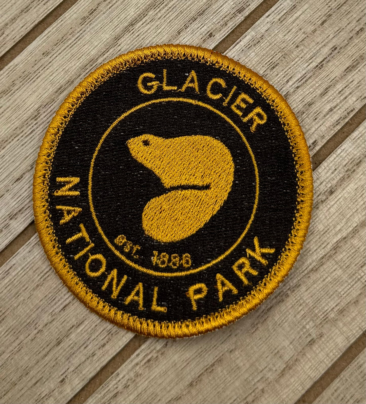 Glacier National Park Embroidered Patch - Iron On