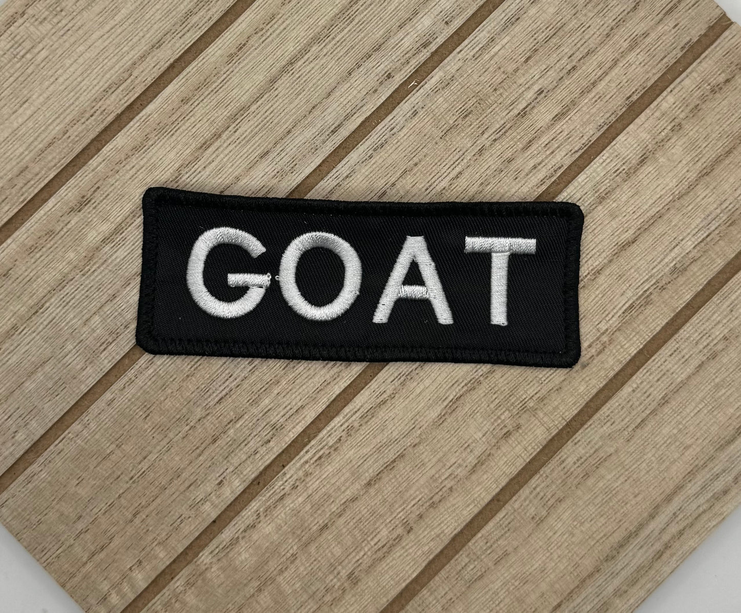 GOAT - Greatest of All Time - Biker Patch - Iron-on