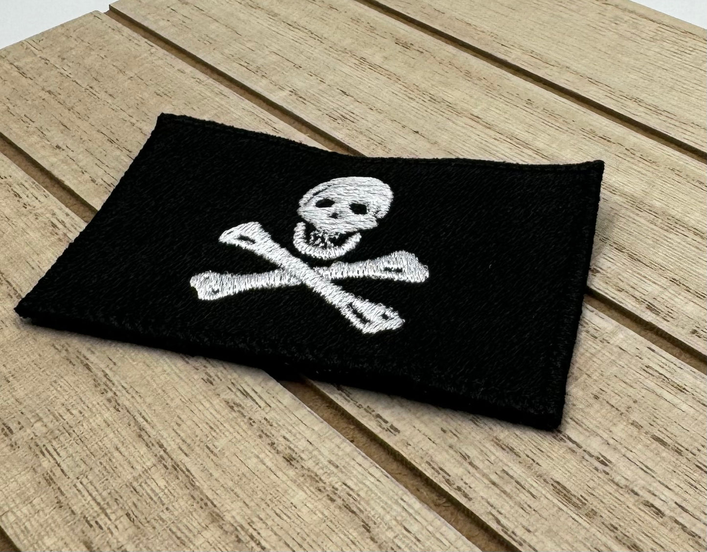 Jolly Roger Pirate Flag Embroidered Patch