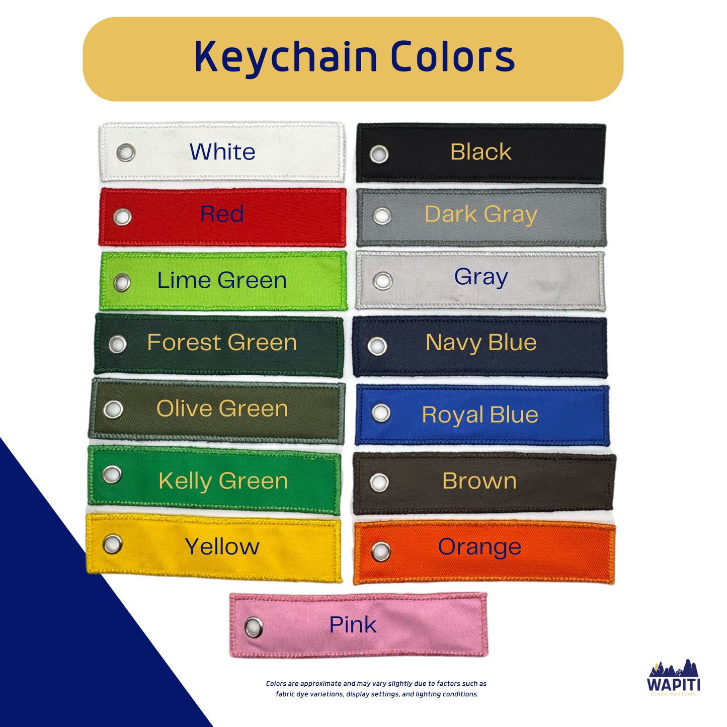Personalized Amatuer Ham Radio Keychain Embroidered with your callsign, Double Sided