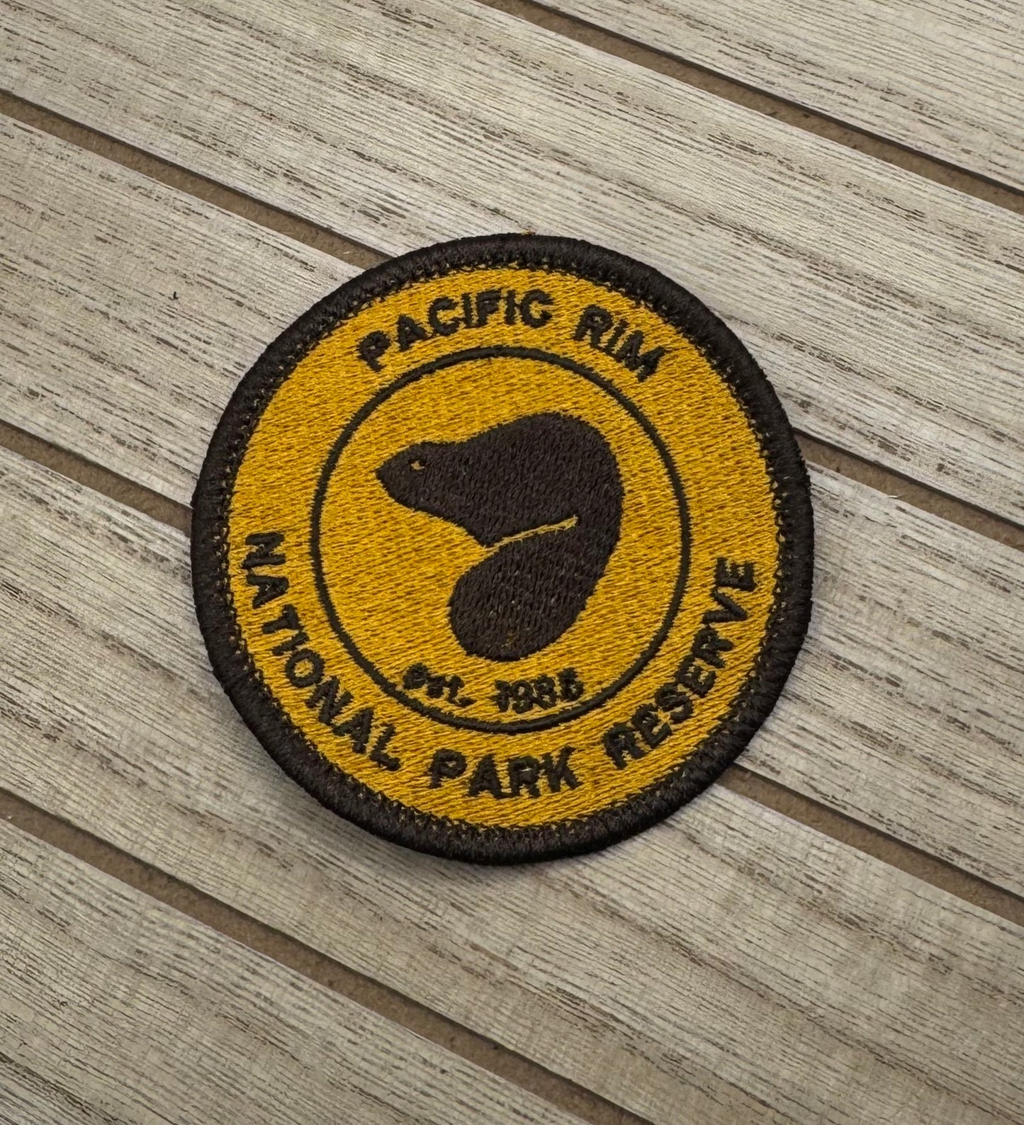 Pacific Rim National Park Reserve Embroidered Patch - Iron On