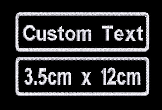 Custom 3.5cm x 12cm Patch