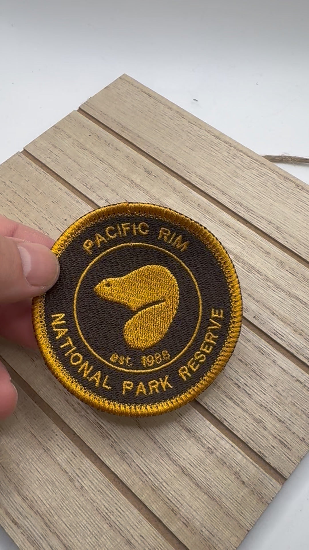 Pacific Rim National Park Reserve Embroidered Patch - Iron On