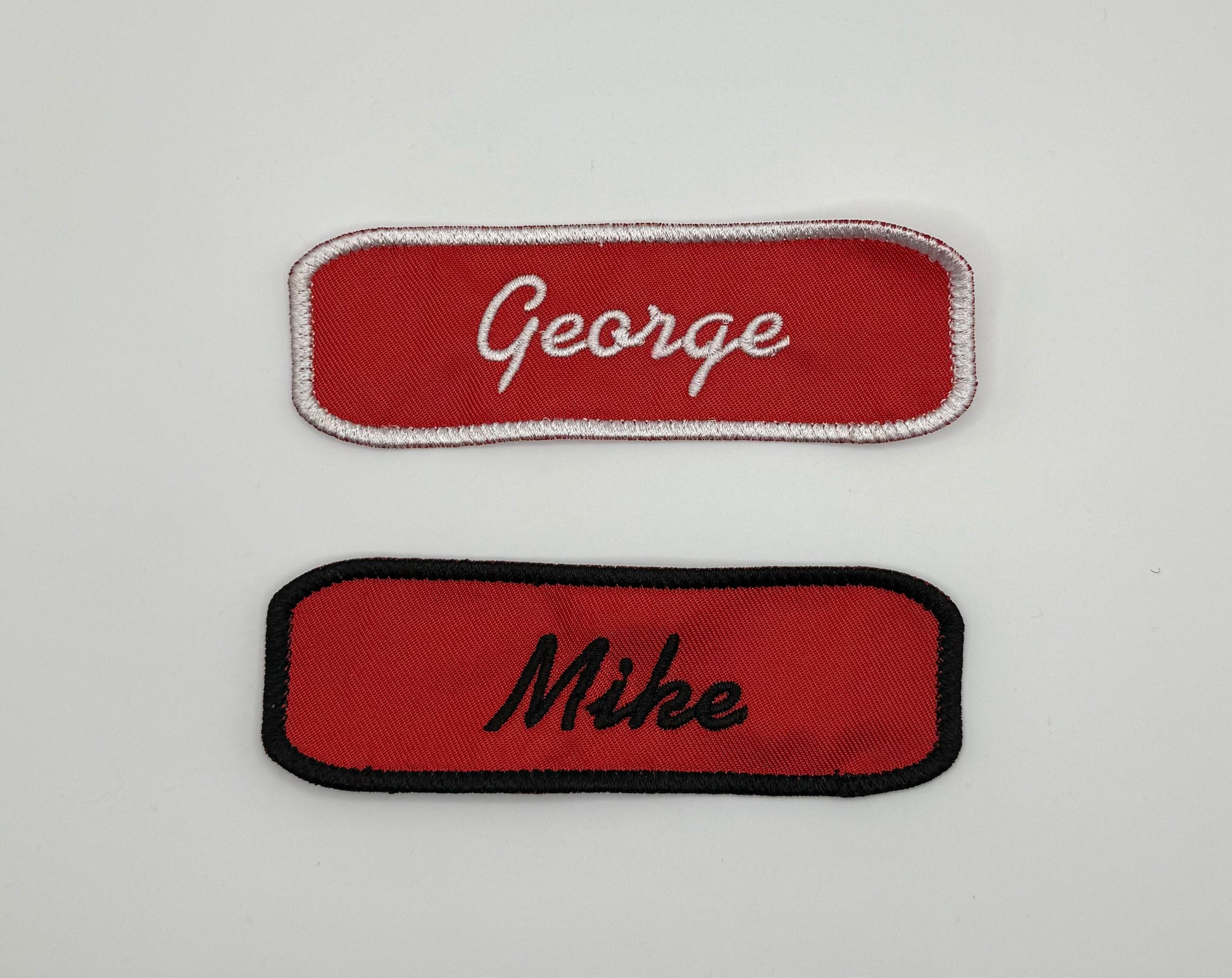 Name Tag Reed Rounded Rectangle - Custom Embroidered Name Tag – Wapiti River Customs