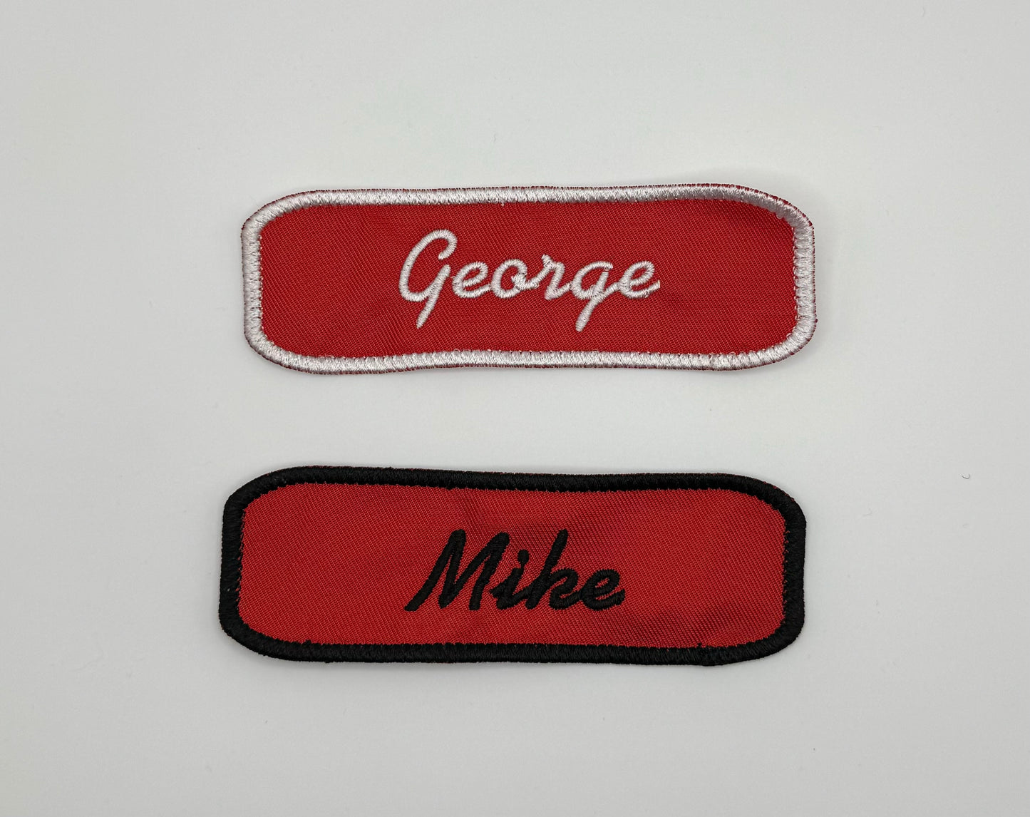 Rounded Rectangle - Custom Embroidered Name Tag