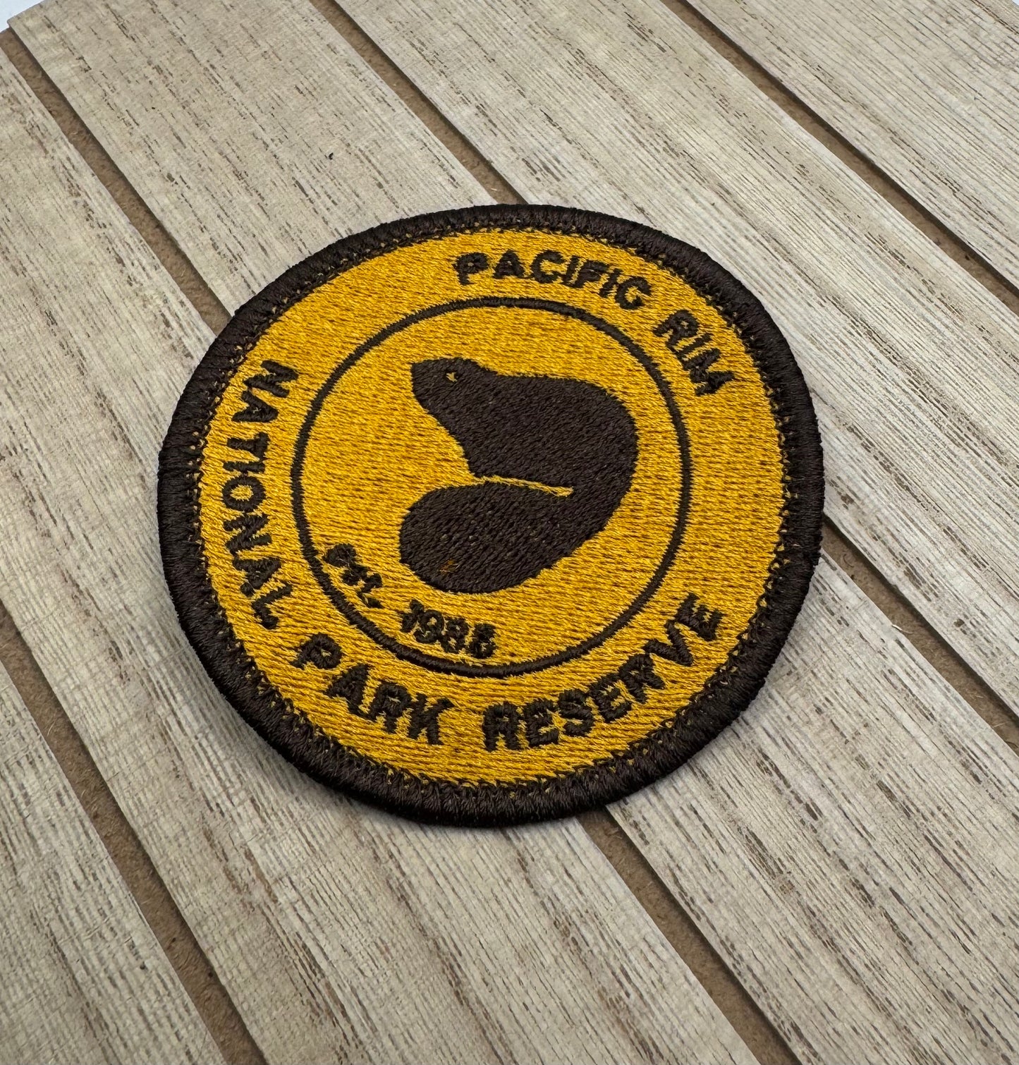 Pacific Rim National Park Reserve Embroidered Patch - Iron On