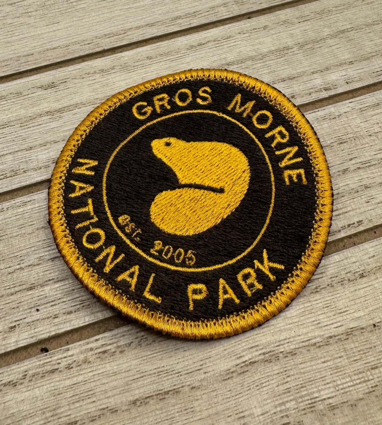 Gros Morne National Park Embroidered Patch - Iron On