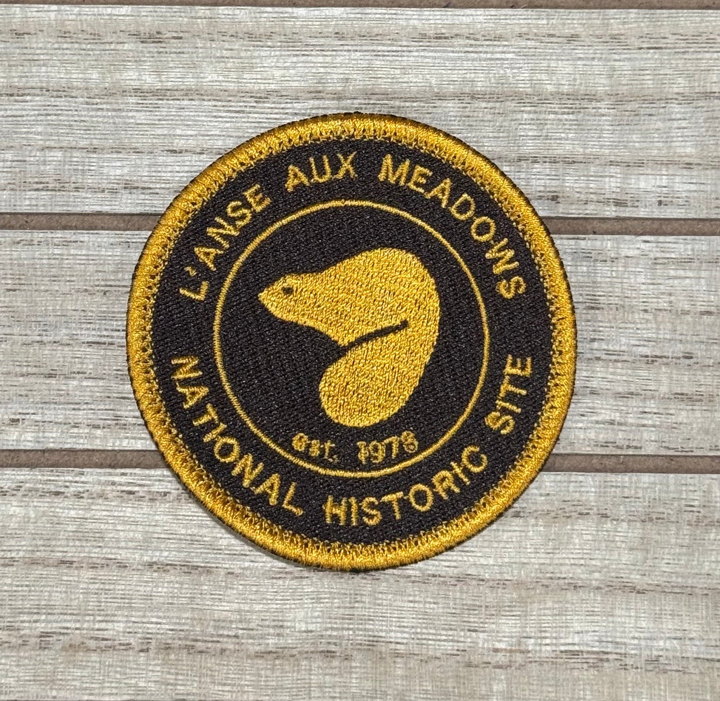 L'Anse aux Meadows National Historic Site Embroidered Patch - Iron On