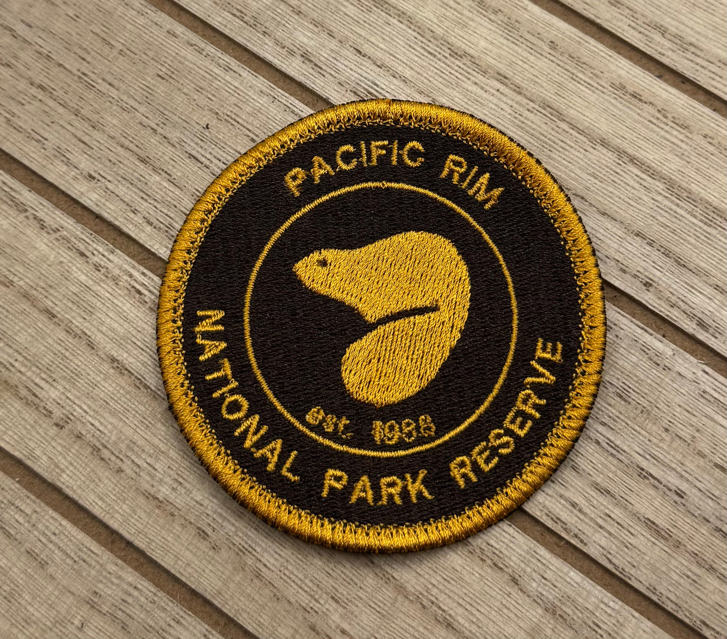 Pacific Rim National Park Reserve Embroidered Patch - Iron On