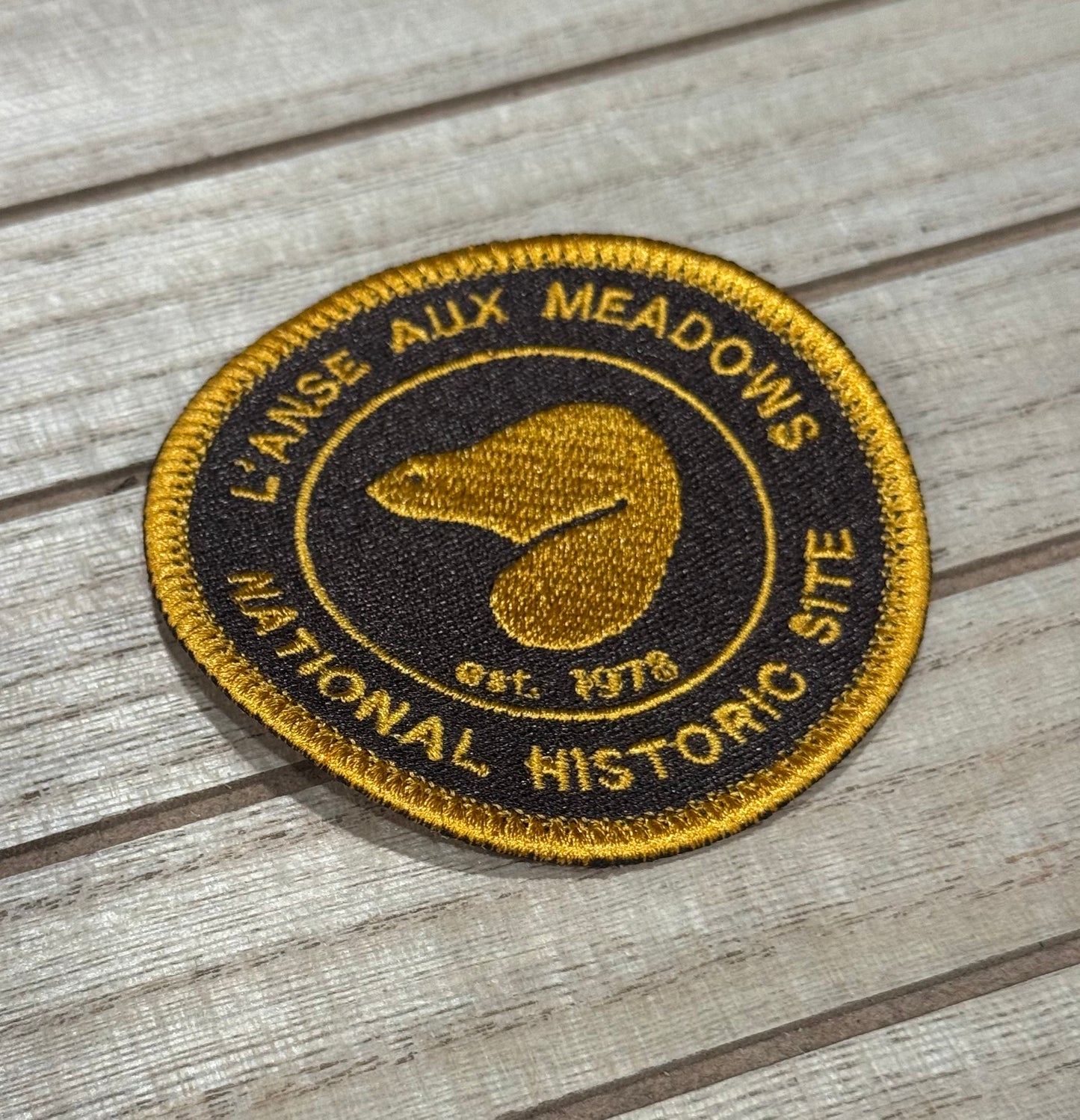 L'Anse aux Meadows National Historic Site Embroidered Patch - Iron On
