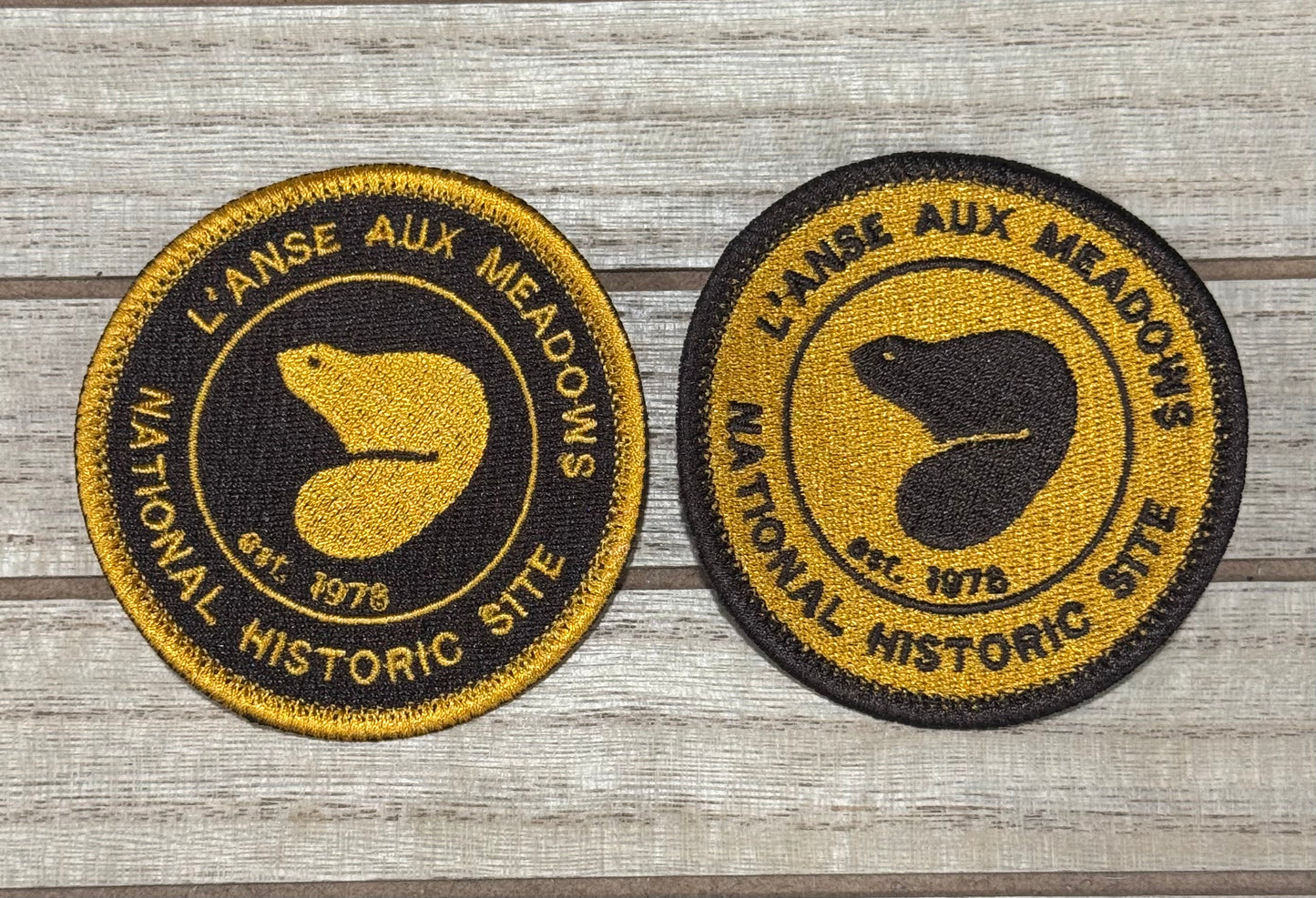 L'Anse aux Meadows National Historic Site Embroidered Patch - Iron On