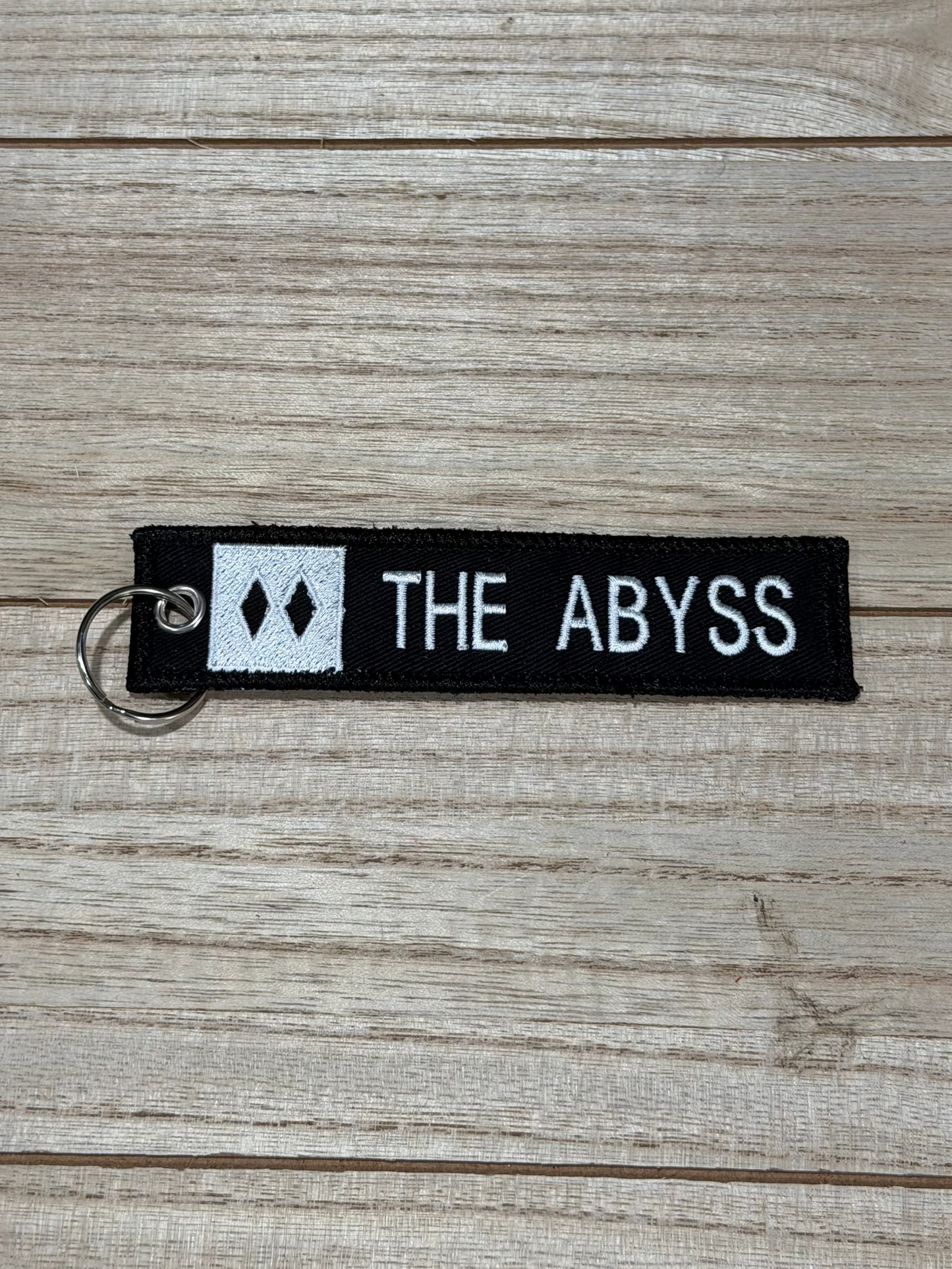 Custom Embroidered Ski Run Difficulty Keytag
