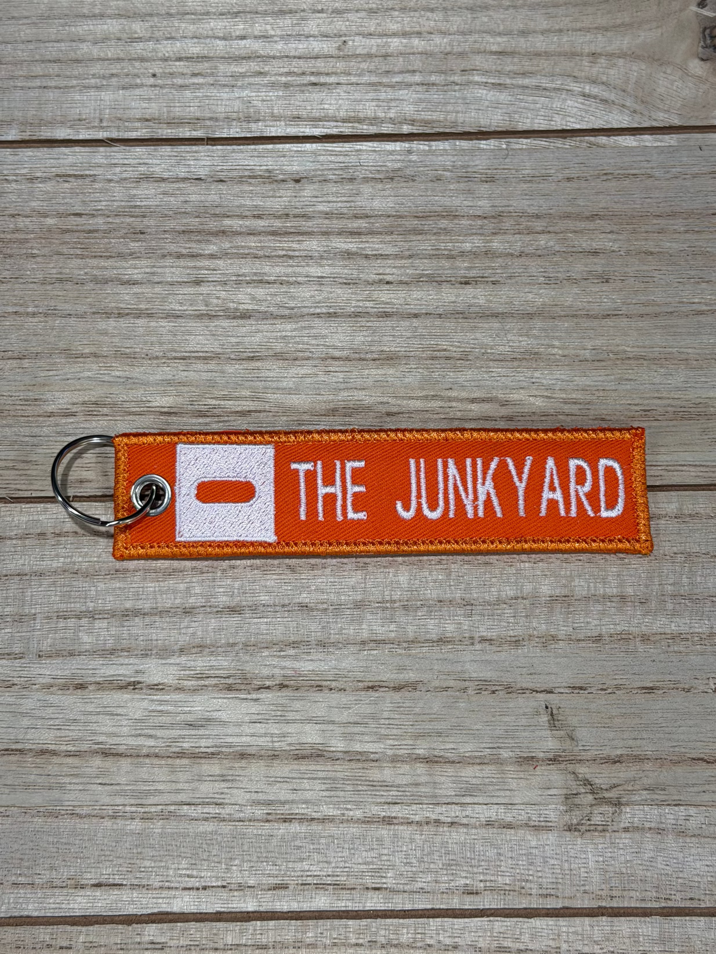 Custom Embroidered Ski Run Difficulty Keytag