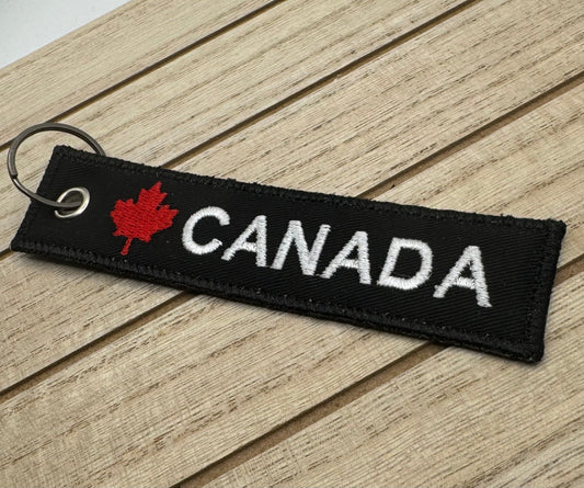 Canada Keychain - Embroidered