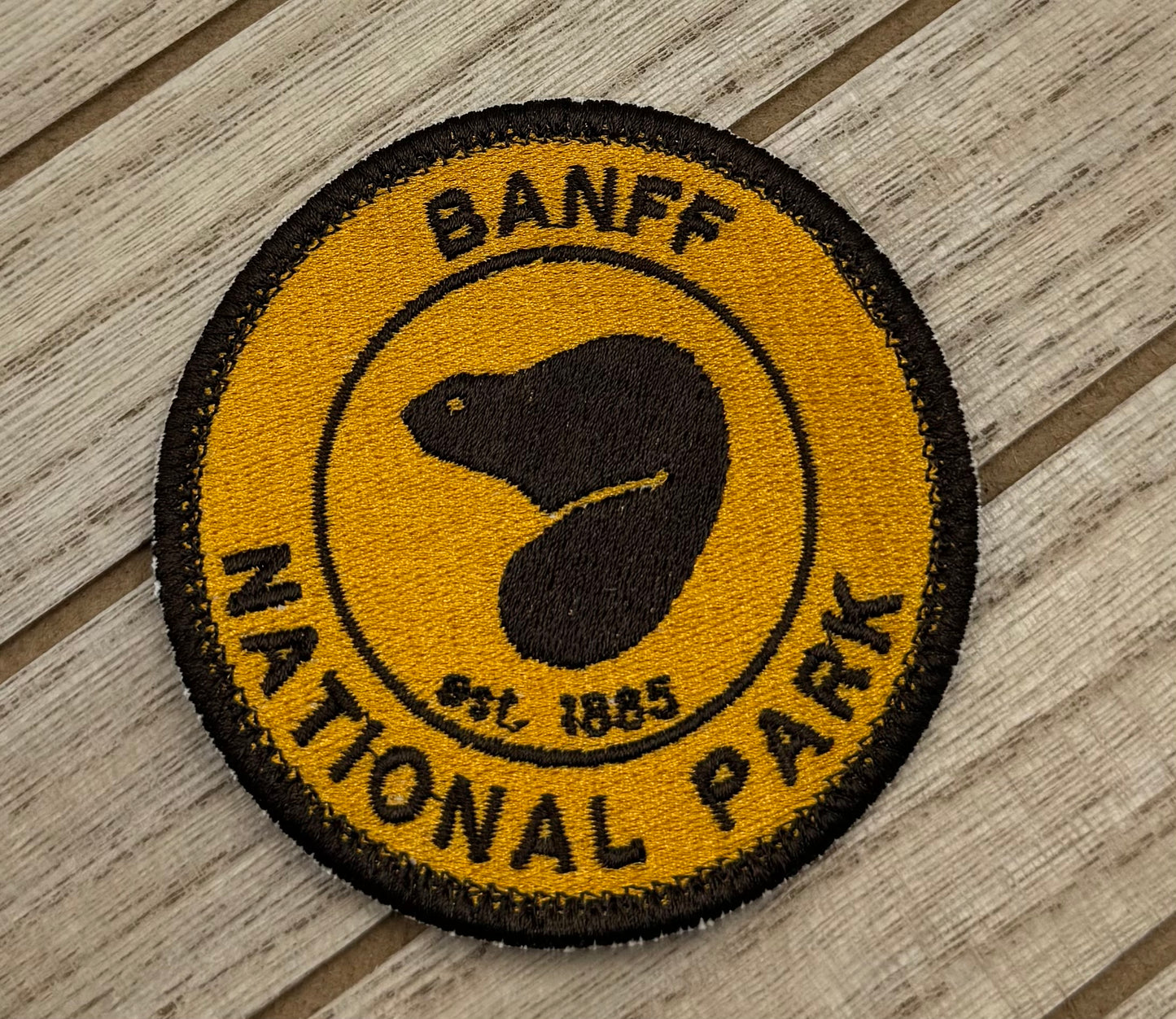 Banff National Park Embroidered Patch - Iron On