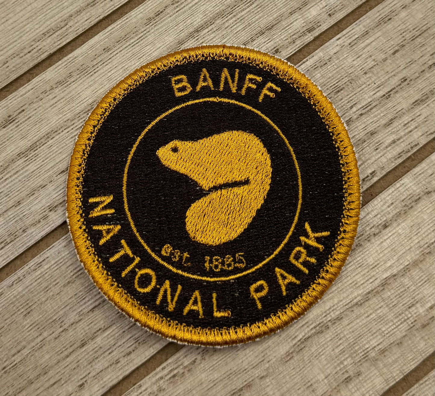 Banff National Park Embroidered Patch - Iron On