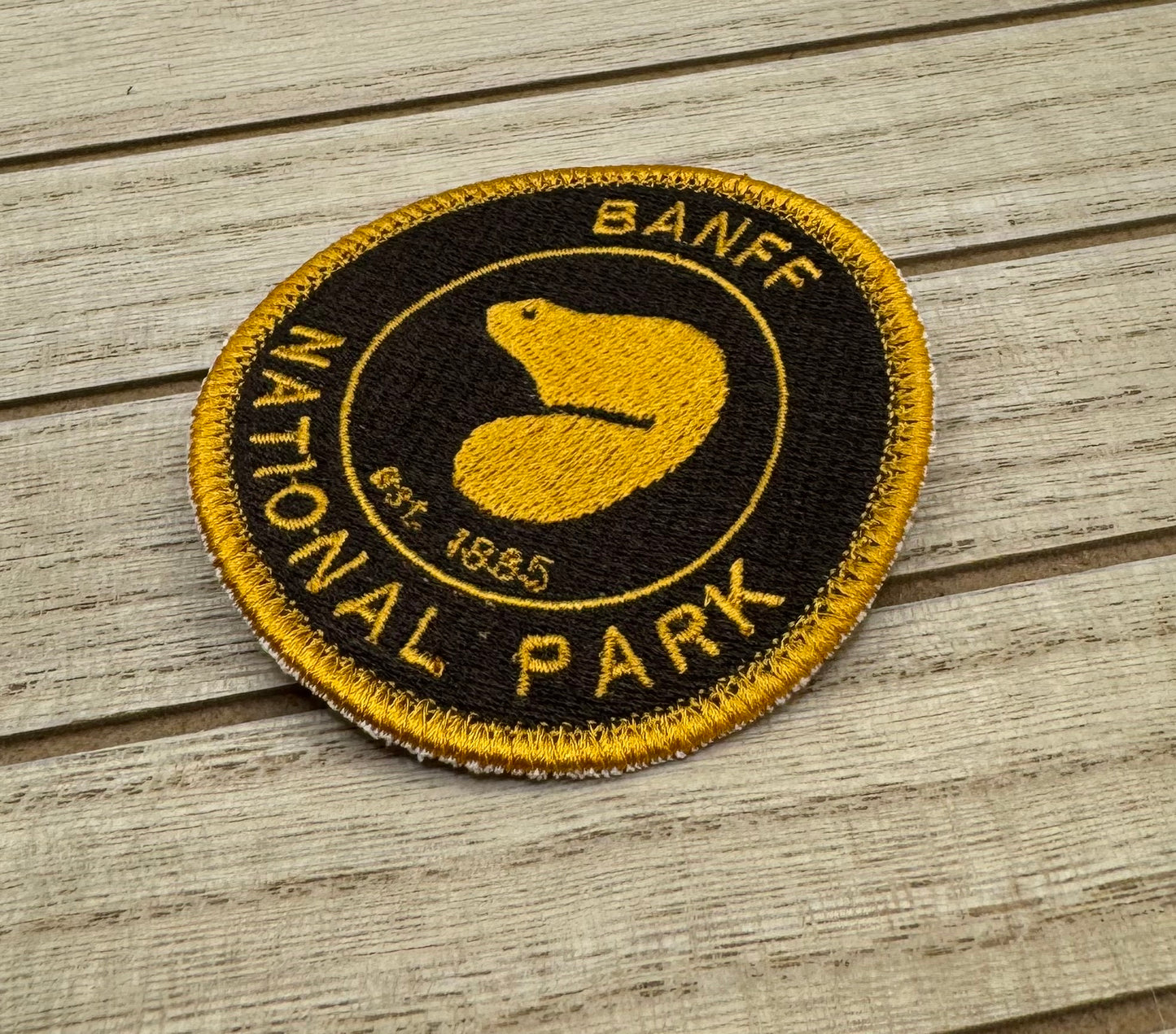 Banff National Park Embroidered Patch - Iron On