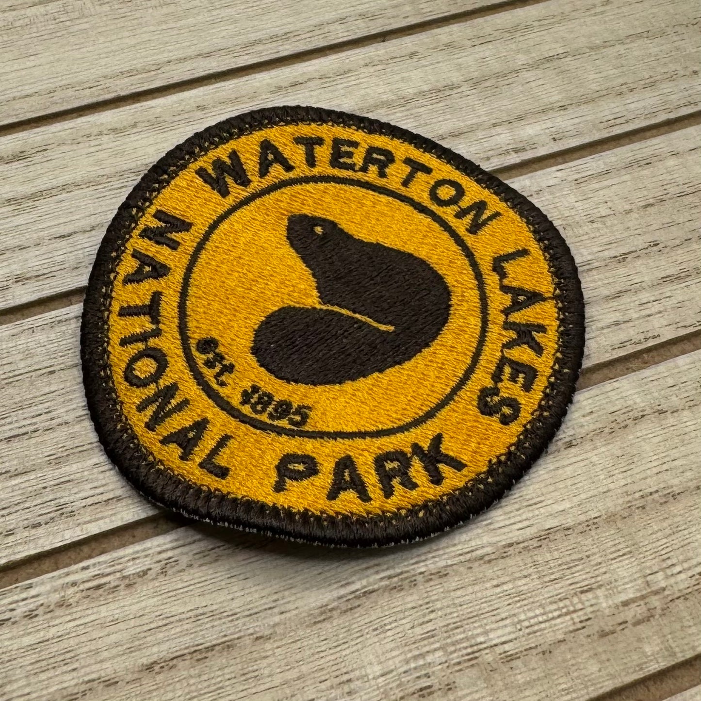 Waterton Lakes National Park Embroidered Patch - Iron On