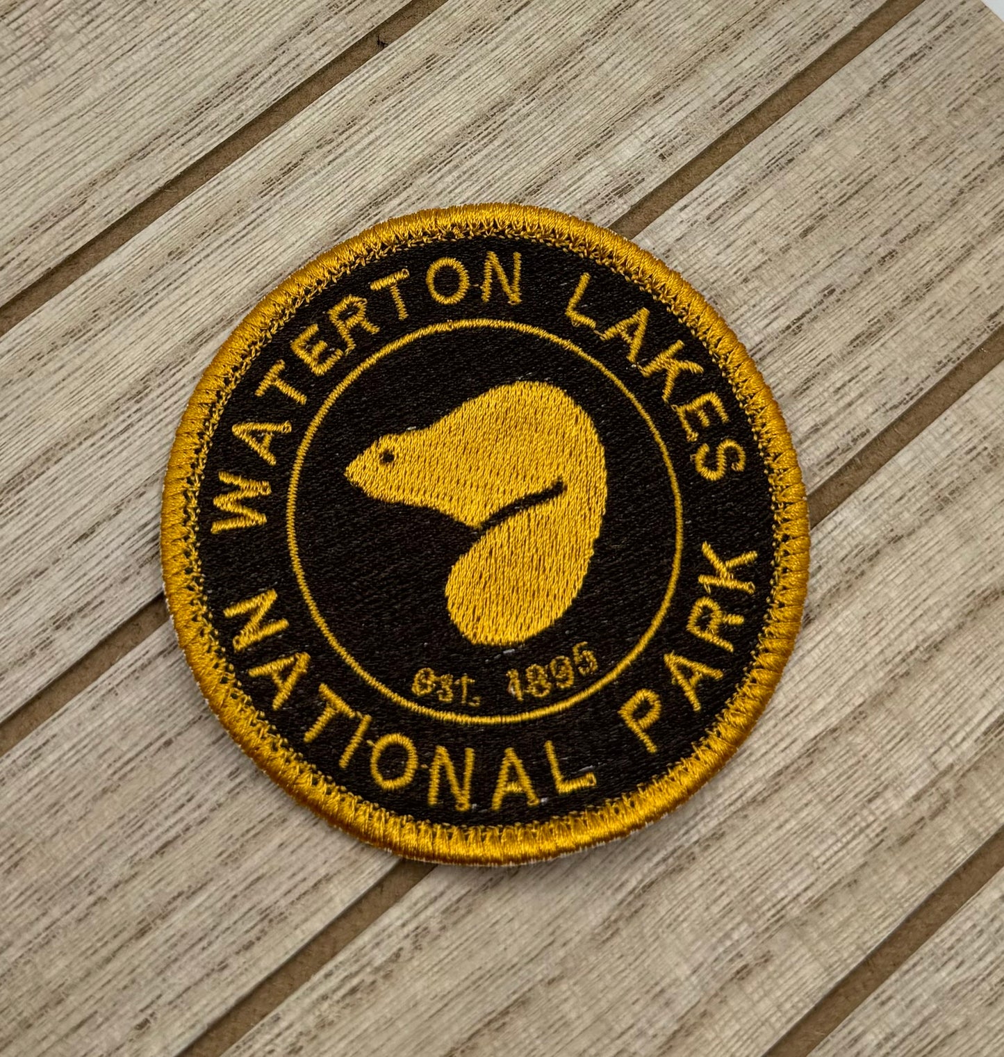 Waterton Lakes National Park Embroidered Patch - Iron On