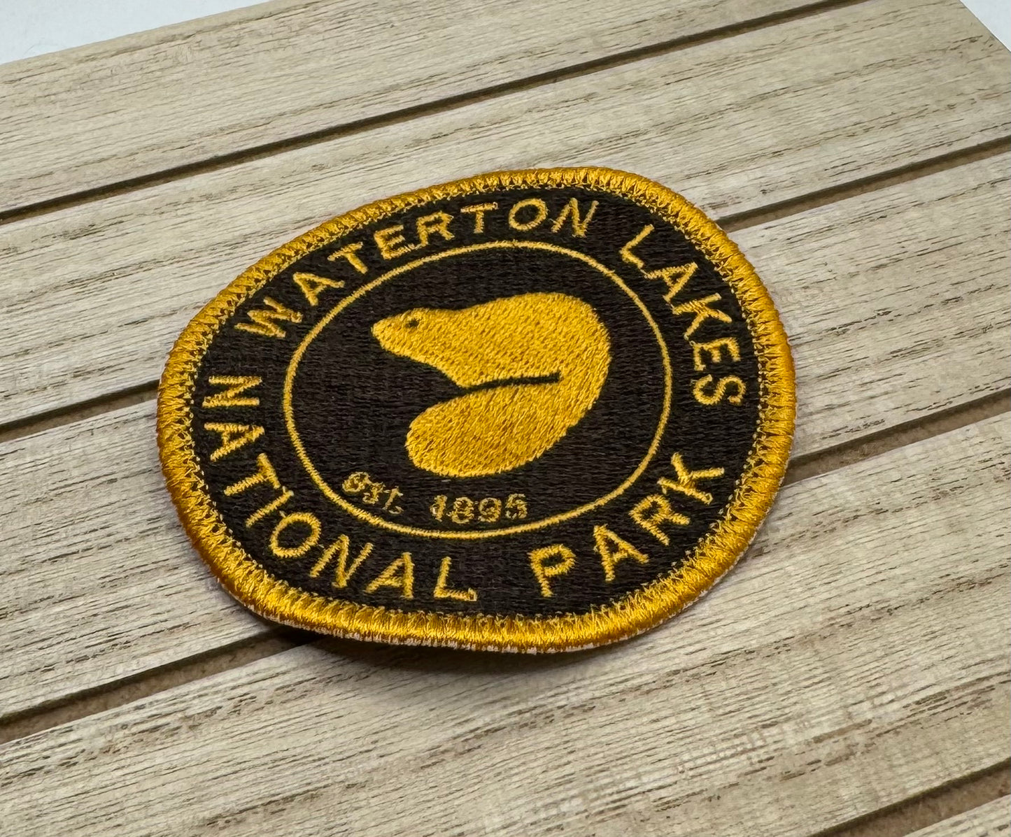 Waterton Lakes National Park Embroidered Patch - Iron On