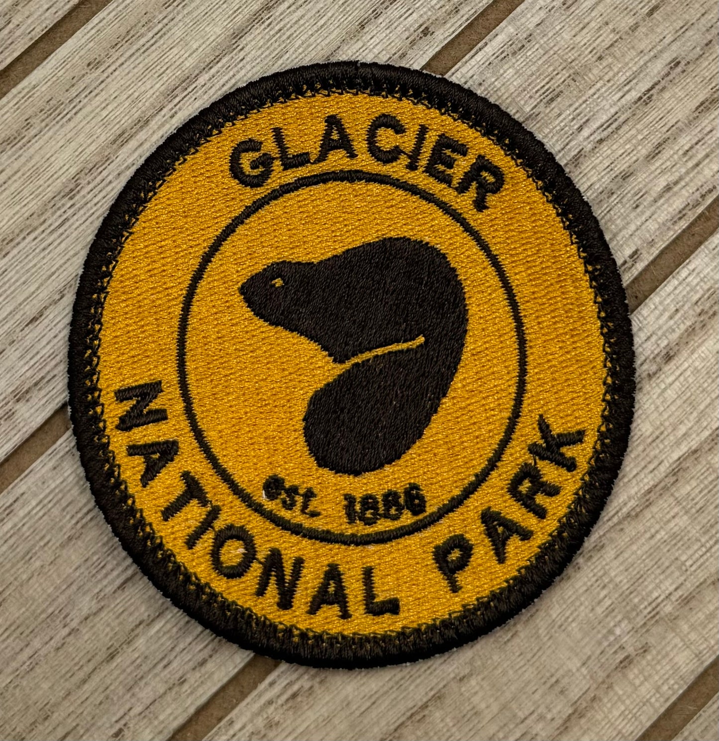 Glacier National Park Embroidered Patch - Iron On