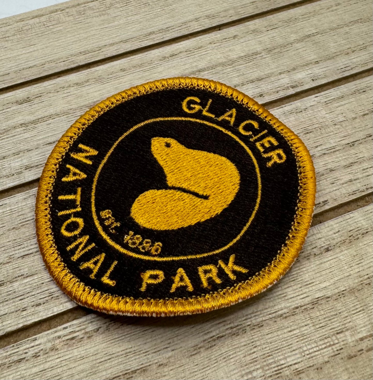 Glacier National Park Embroidered Patch - Iron On