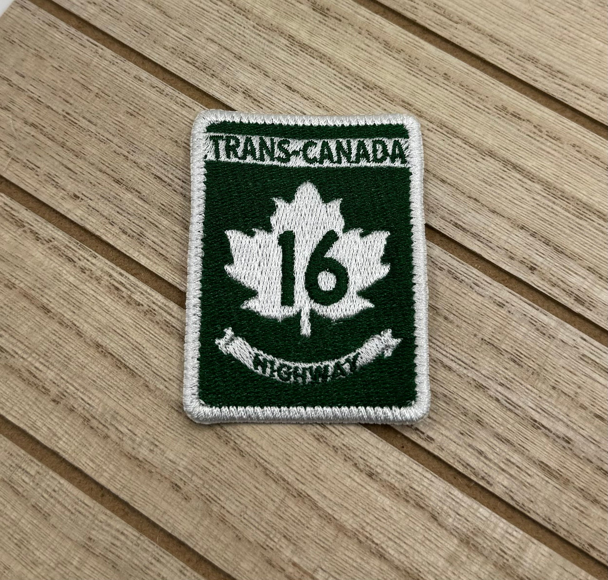 Trans Canada Highway 16 Embroidered Patch