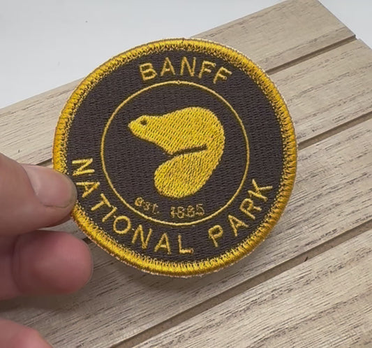 Banff National Park Embroidered Patch - Iron On