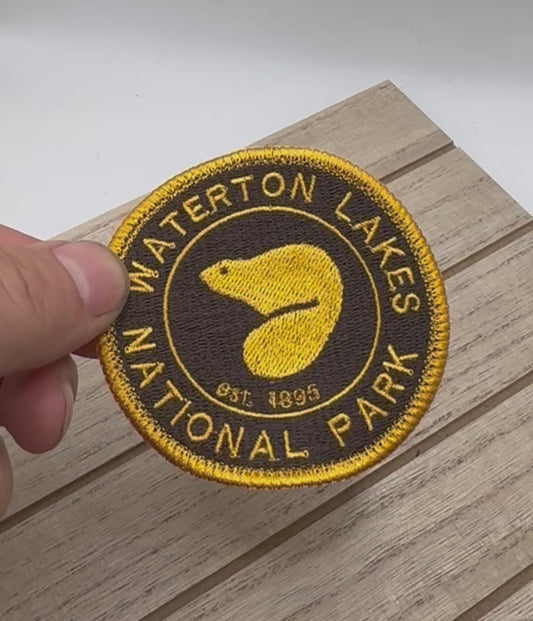 Waterton Lakes National Park Embroidered Patch - Iron On