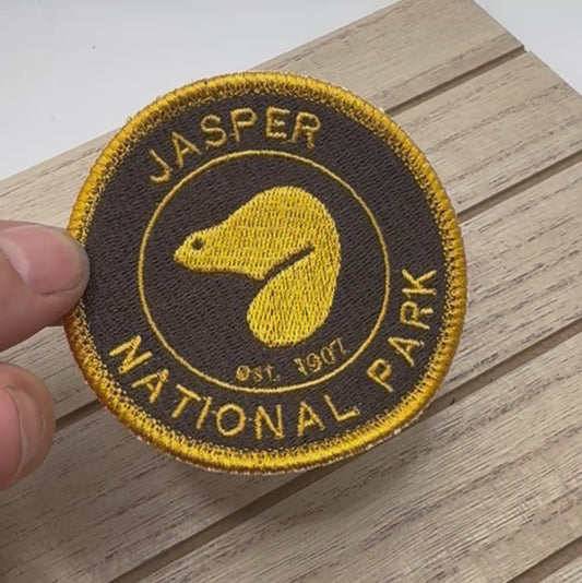 Jasper National Park Embroidered Patch - Iron On